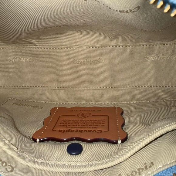 NWT COACHTOPIA denim small alter ego Shoulder Bag - Picture 6 of 8